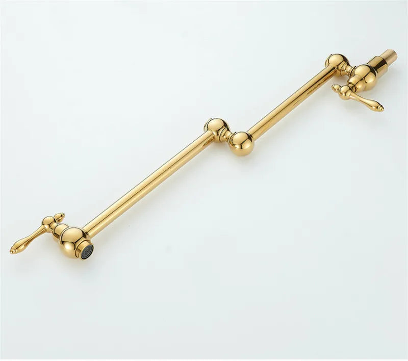 RoyalPour – Luxus Wandarmatur Gold Ausziehbarer Pot Filler