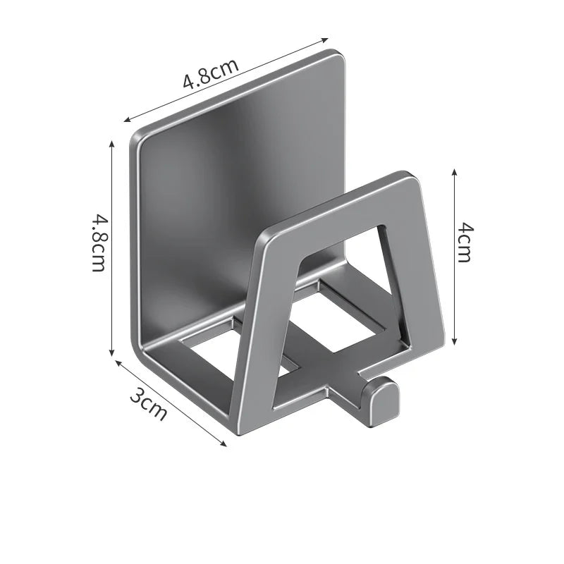 GripSteel – Edelstahl Schwammhalter & Selbstklebender Wandorganizer