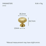 Aurivon LuxeGrip Möbelgriff aus Vollmessing