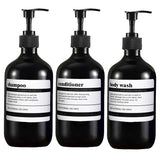 AmberLux 3-teiliges nachfüllbares Spenderset