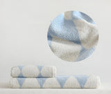 VeloraSoft StripePure Baumwollhandtücher – Ultraweiche, Saugstarke Bad- & Gesichtstücher