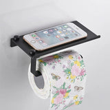 SmartHold Luxe – Toilettenpapierhalter aus Aluminium mit Telefonablage