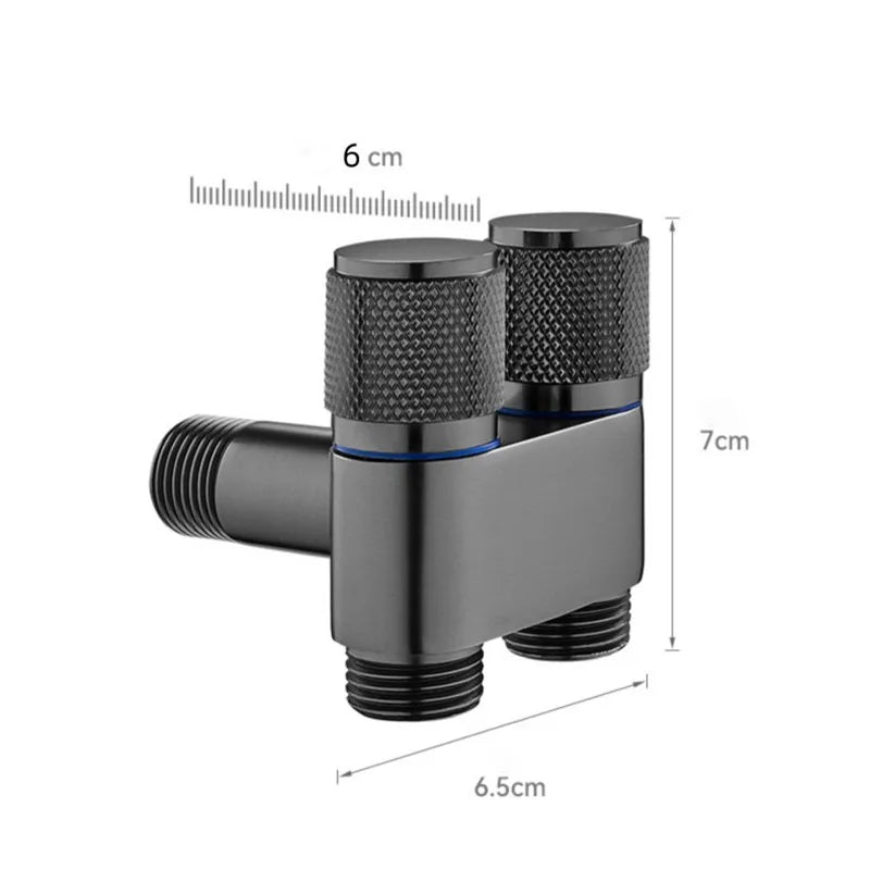 Dual Flow Pro – 2-in-1 Wandarmatur für Toilette und Waschmaschine