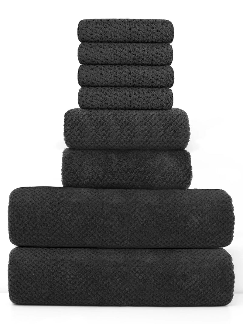 8-teiliges Handtuchset | Schnelltrocknend & Superweich