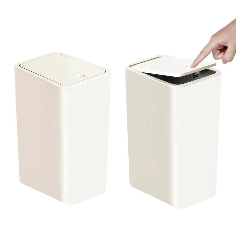 EcoPress 10L Mülleimer für Badezimmer