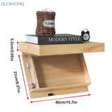 MagicVault Geheimfach-Wandregal – Schwebendes Regal mit Verstecktem Staufach