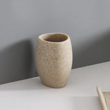 NordicResin Luxus Badezimmer Set – Lotionflasche, Seifenschale, Mundspülbecher & Zahnbürstenhalter