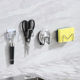 StickDry Edelstahl-Schwammhalter – Selbstklebender Organizer für Spüle & Küchenzubehör