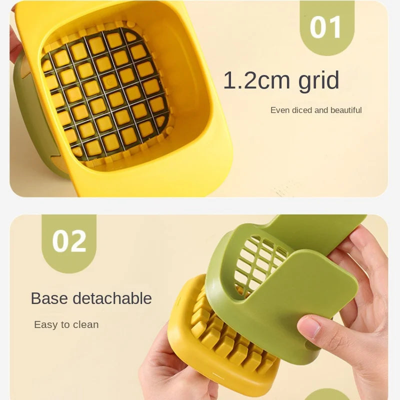 ChopMaster – Multifunktionaler Gemüseschneider & Pommes-Schneider mit Handdruckmechanismus