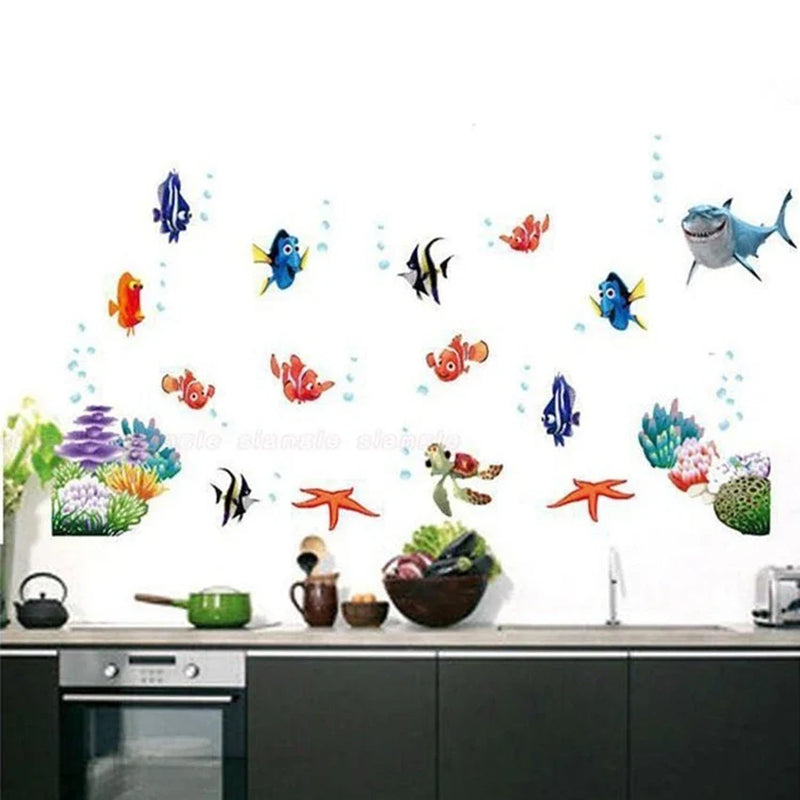 AquaKids 3D Wandsticker Meerestiere