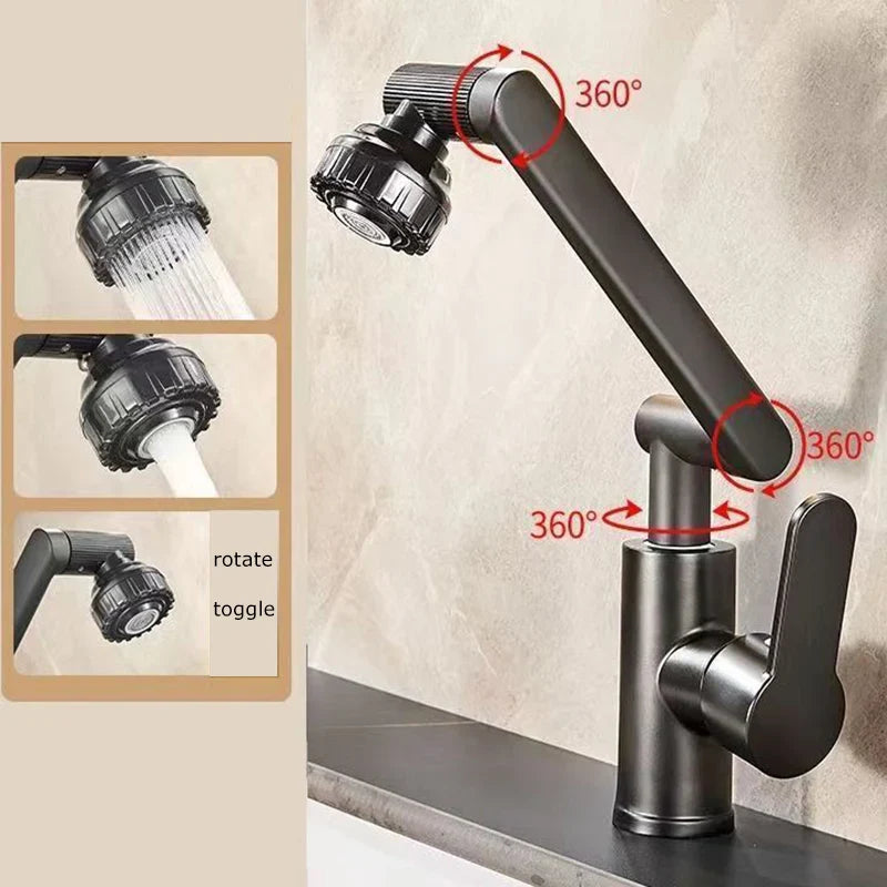 AquaFlex 360° Universal-Waschtischarmatur