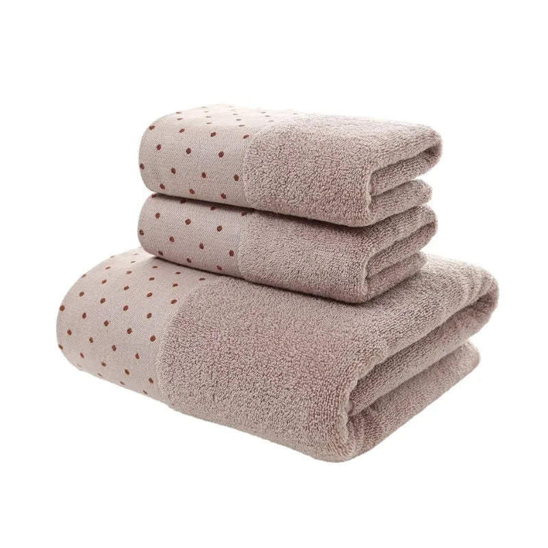 3-teiliges Luxus-Handtuchset | 100 % gekämmte Baumwolle | Jacquard-Stickerei