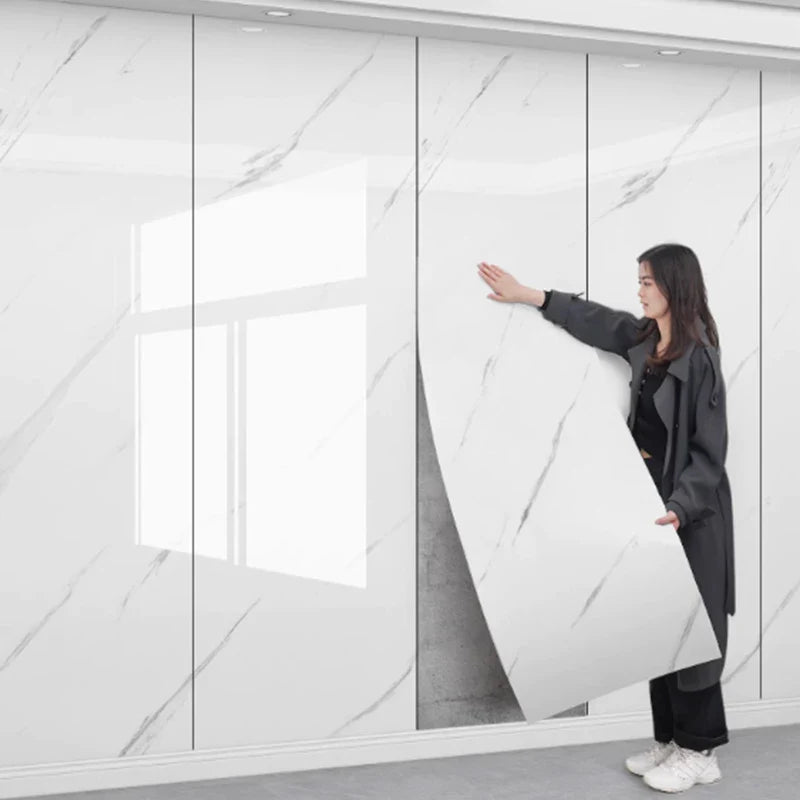 MarbleDream – Luxuriöse Selbstklebende Marmor-Tapete mit Schaumstruktur