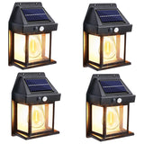 SonnenWacht Außenwandleuchte – Solarleuchte mit Bewegungsmelder | IP65 Wetterschutz & 3 Lichtmodi | Dekorative Gartenbeleuchtung