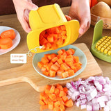 ChopMaster – Multifunktionaler Gemüseschneider & Pommes-Schneider mit Handdruckmechanismus