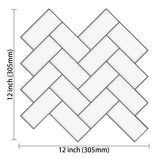 Herringbone Luxe – Selbstklebende Wandfliesen