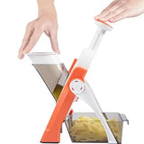 SliceMaster Verstellbarer Gemüseschneider – Manueller Würfelschneider mit Edelstahlklinge – Effizientes und energiesparendes Küchenwerkzeug