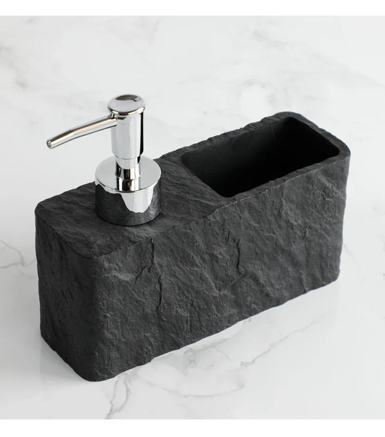 StoneTouch Seifenspender mit Schwammhalter