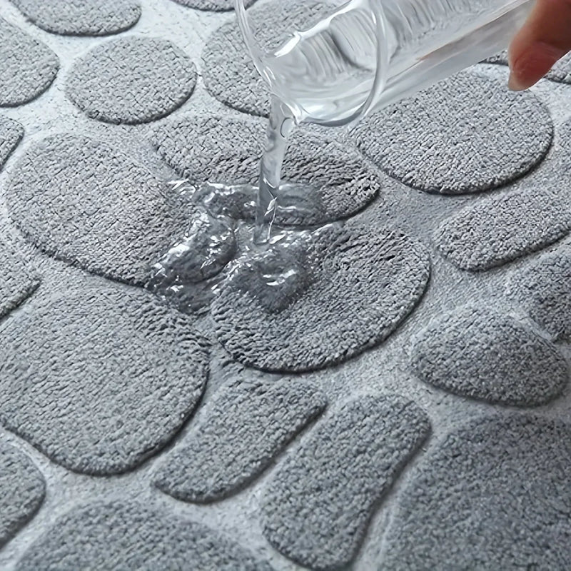 LushStep L-förmige Badematte – Dicke, rutschfeste und superweiche Matte – Für Dusche, Badezimmer und Eingangsbereich