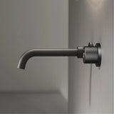 LumiBlack LED Waschtischarmatur – Eingelassene Einhebelmischarmatur aus Messing