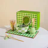 MatchaGenuss Keramik-Teeset – Japanisch Inspiriertes Matcha-Set mit Teeschale & Bambusbesen | Mehrteiliges Zubehörset | Für Matcha-Zubereitung & Teezeremonie