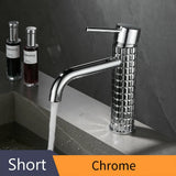 DiamondLux Waschtischarmatur – Schwarzer Einhebel Wasserhahn aus Messing