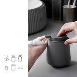 CeramiLux 300 ml Luxus-Seifenspender aus Keramik – für Seife, Shampoo, Spülung oder Lotion