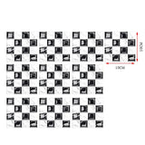 DecoMosaic 3D Mosaik Wandfliesen Aufkleber