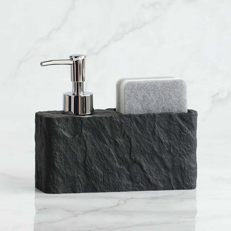 StoneTouch Seifenspender mit Schwammhalter