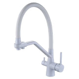 Küchenarmatur mit integriertem Wasserfiltersystem und schwenkbarem Auslauf