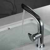 AquaLux Waschtischarmatur – Schwenkbarer Luxus Kalt-Warm-Wasserhahn mit Messinggehäuse