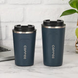 ThermoGenuss Reisebecher – 380/510 ml Edelstahl-Thermobecher | Auslaufsicher & 6–12 Std. Isoliert | Kaffeebecher für Unterwegs
