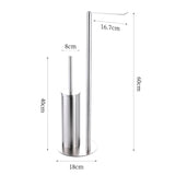 SteelPure DuoStand WC-Bürsten & Toilettenpapierhalter Set aus Edelstahl