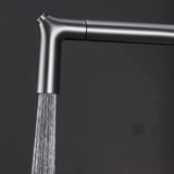 AquaLuxe – Luxus Ausziehbare Küchenarmatur in Gebürstetem Gold & Schwarz