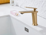 Luxus Waschtischarmatur Schwarz Roségold Weiß – Einhebelmischer | Warm- & Kaltwasser | Elegantes Bad Design