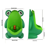 Frosch-Urinal für Kleinkinder – Toilettentraining für Jungen von 1 bis 3 Jahren | Mit Zielvorrichtung und Saugnäpfen