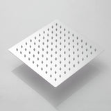 Quadratischer Regenduschkopf | Edelstahl | Hochdruck | Deckenmontage