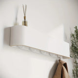NordicHide Rack Wandgarderobe mit Ablage & versteckten Haken