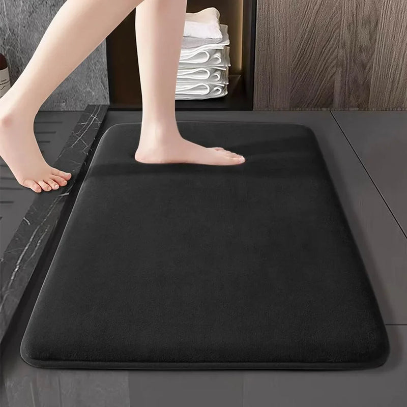 Aqua Velours Super saugfähige Badematte – Ultra rutschfeste Fußmatte aus Korallensamt