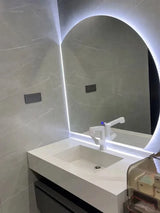 AURORA Großer LED Badezimmer-Spiegel