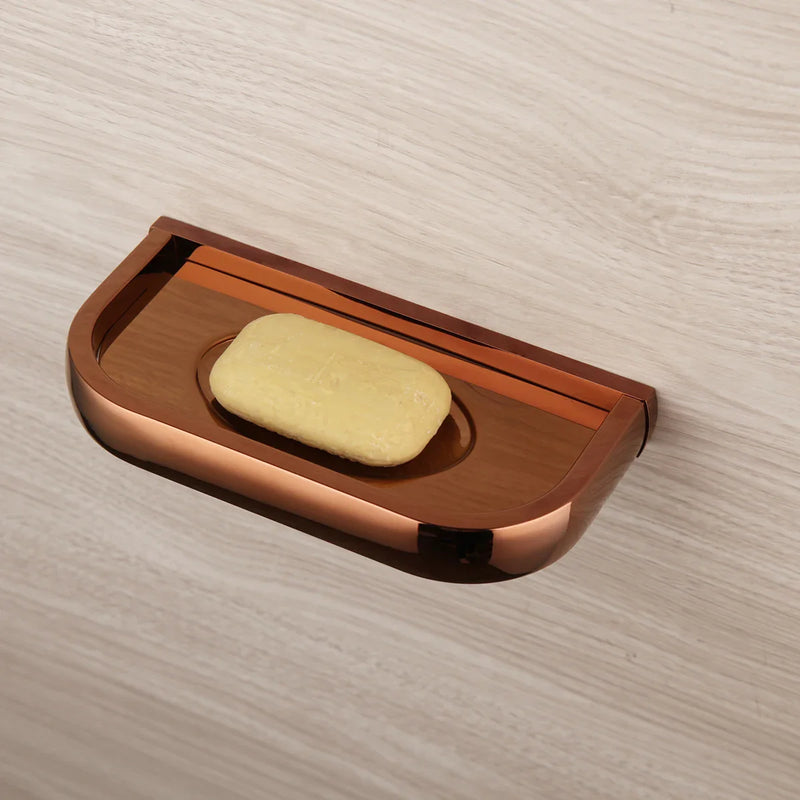 Monite Luxus Roségold Badezimmer Zubehör Set