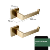 Badezimmer-Hardware-Set | Edelstahl – Gebürstetes Finish