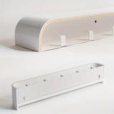 NordicHide Rack Wandgarderobe mit Ablage & versteckten Haken