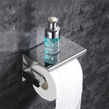 SmartHold Luxe – Toilettenpapierhalter aus Aluminium mit Telefonablage