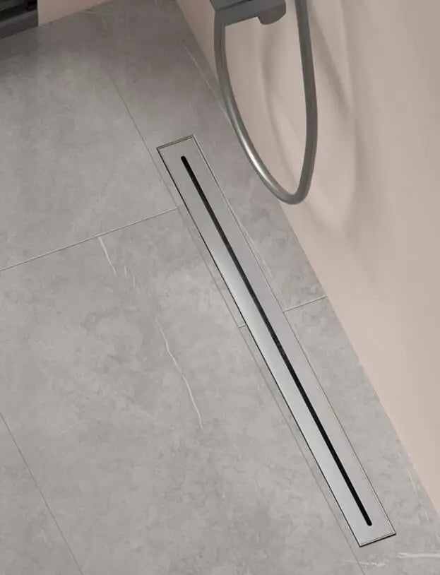 LuxDrain Premium Duschrinne - Edelstahl Bodenablauf für Bad & Dusche