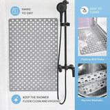 HydroSafe Quadratische Rutschfeste Duschmatte