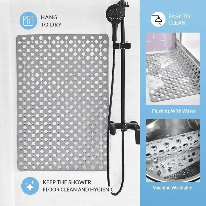 HydroSafe Quadratische Rutschfeste Duschmatte