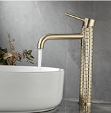 DiamondLux Waschtischarmatur – Schwarzer Einhebel Wasserhahn aus Messing