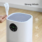 PureBreathe 2-in-1-Luftreiniger mit Luftbefeuchter