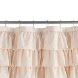 BohoChic Duschvorhang – Beige/Altes Elfenbein